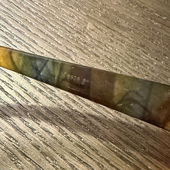 Bright Orange Frame Rectangular Sunglasses - Picture 6 of 7